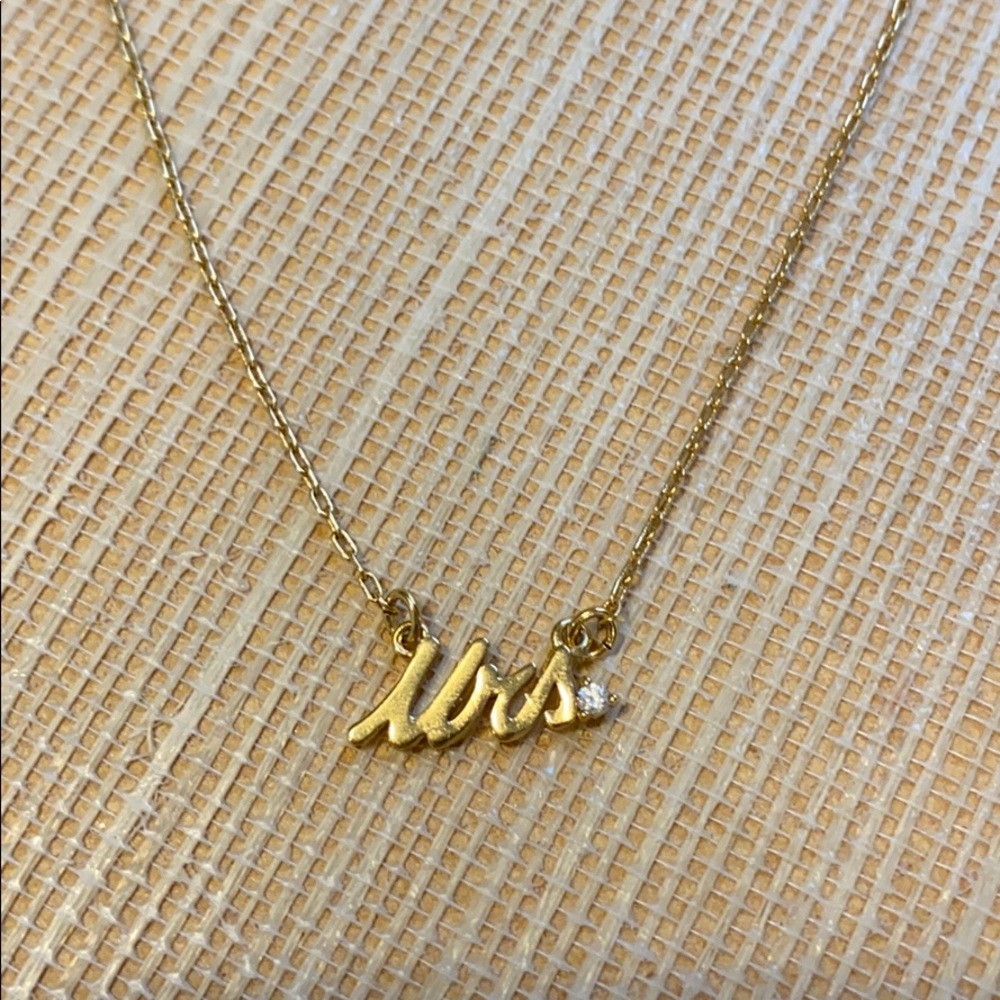 Kate spade Mrs. necklace